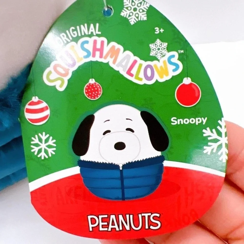 NEW Squishmallow By Kelly Toy Peanuts Snoopy & Woodstock 6.5